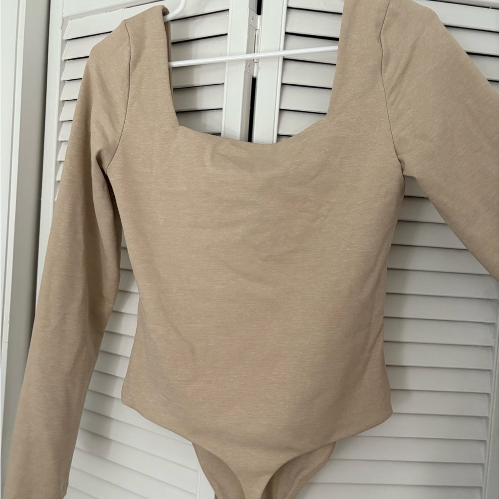Aritzia Contour Beige Top